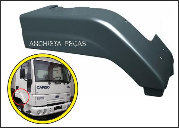 C70059.2 - PARALAMA CABINE CARGO 815 LD PLASTICO