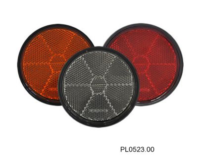 PL05230023 - LANTERNA REFLETIVA OLHO DE GATO 80MM C/PARAFUSO VM