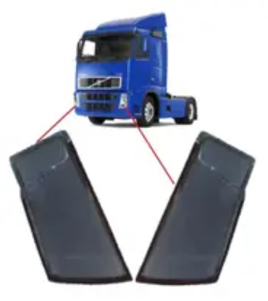 PFA001FC - PROT FAROL ACRIL VOLVO FH 04 A 09 FUME