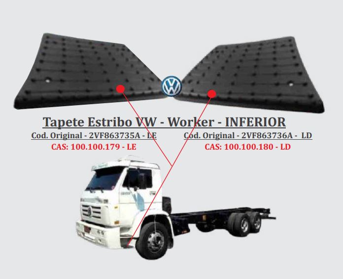 2VF863735A - PISANTE ESTRIBO VW WORKER INF LE