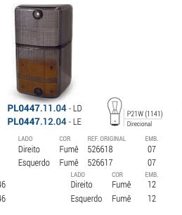 PL04471104 - LENTE SETA SCANIA 112 113 FUME LD