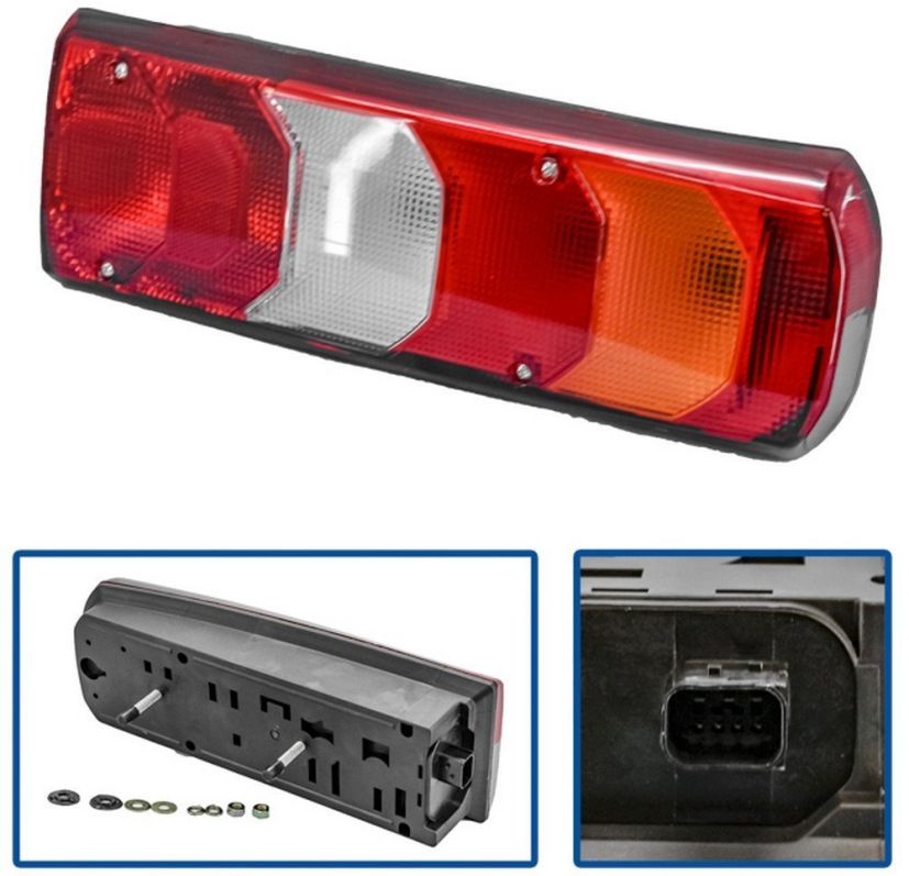 PL09123129 - LANTERNA TRASEIRA ACTROS S/VIGIA C/SIRENE DE RE LD EM ACRILICO