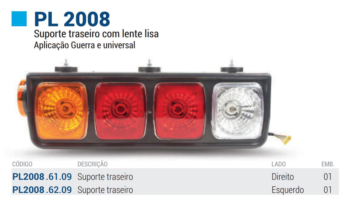 PL20086109 - LANTERNA TRASEIRA GUERRA 2008 LD
