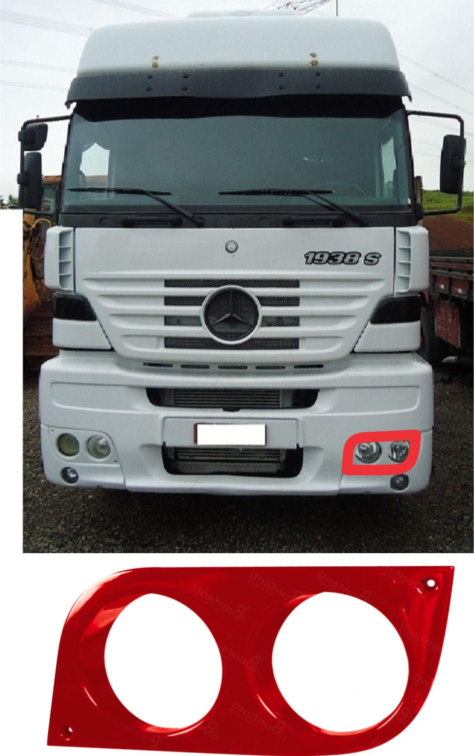 6938267176 - ARO FAROL 1938S FIBRA INJETADA LE