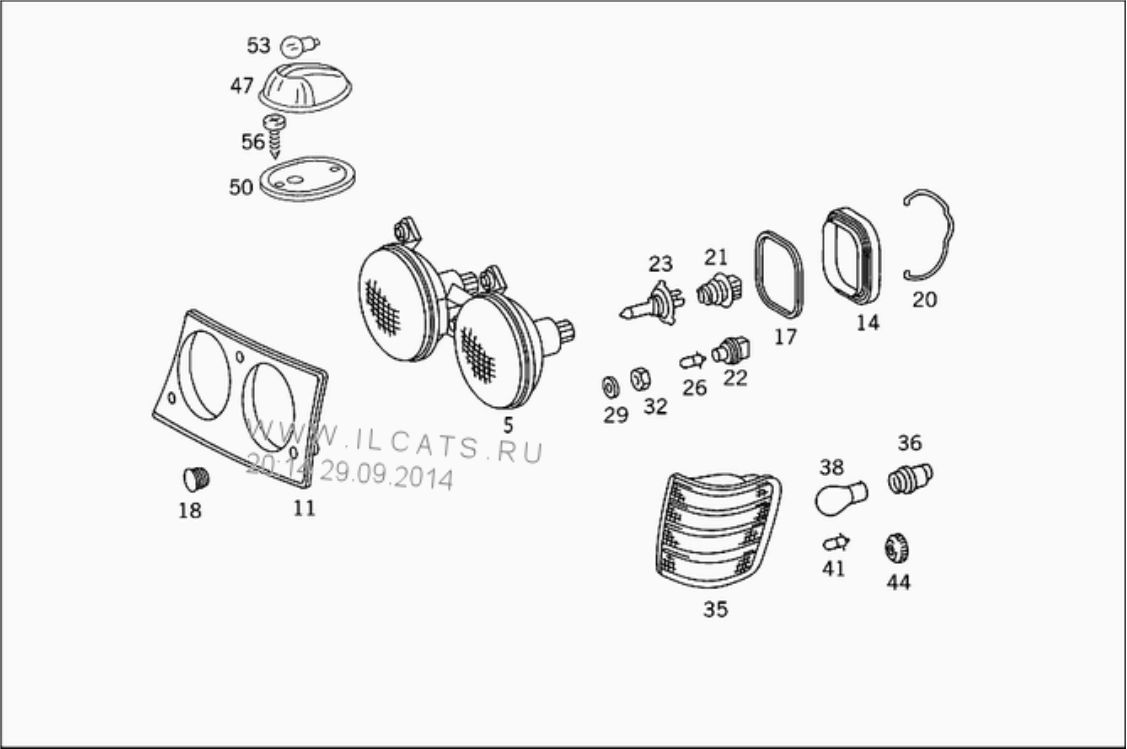 AD-165A - ANEL VEDACAO TAMPA FAROL 1620 INTERNO