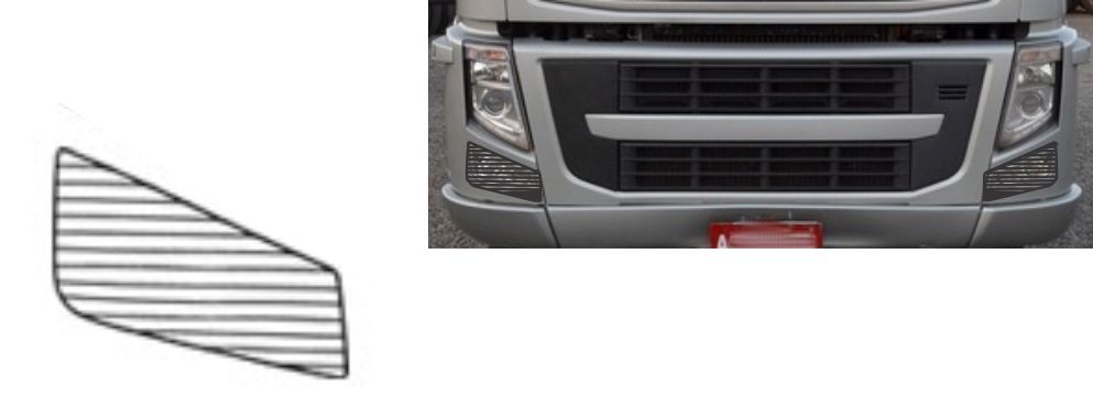 PFC051 - GRADE PROT FAROL AUX VOLVO FH 2010 A 2014