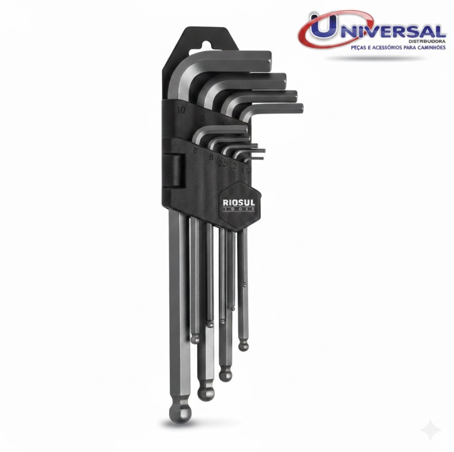 R010060 - CONJ DE CHAVES "ALLEN" LONGAS 9PCS CRV