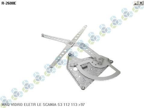 R2608E - MAQUINA VIDRO SCANIA 112 113 SEM MOTOR LE