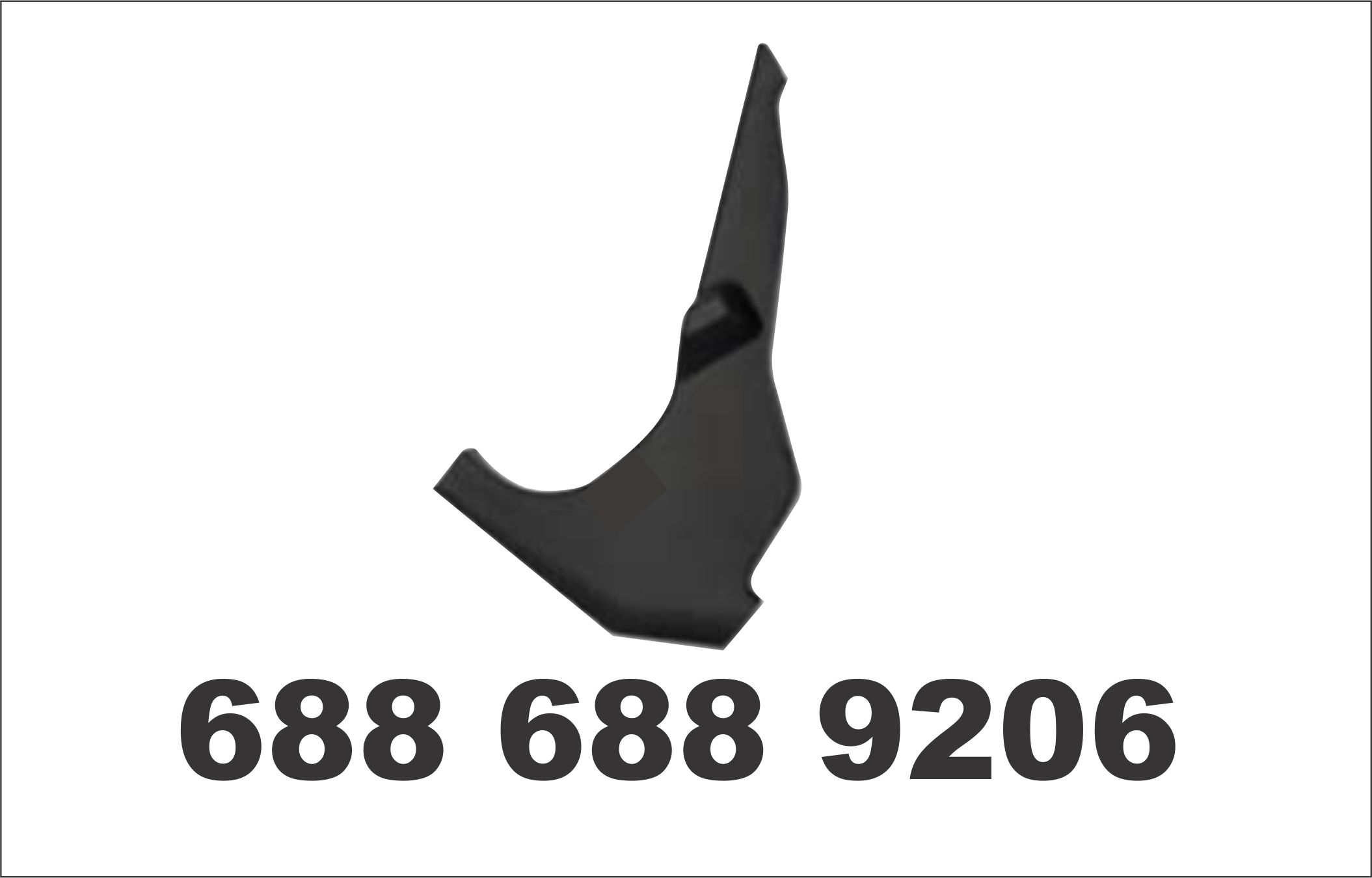 1214216 - REVEST PEDAL LATERAL LD 1618/1941 PRETO