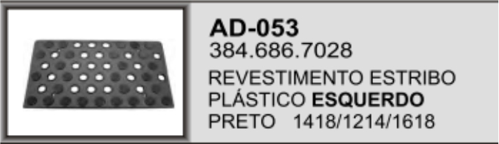 AD-053 - PISANTE ESTRIBO 1618 PLAST LE