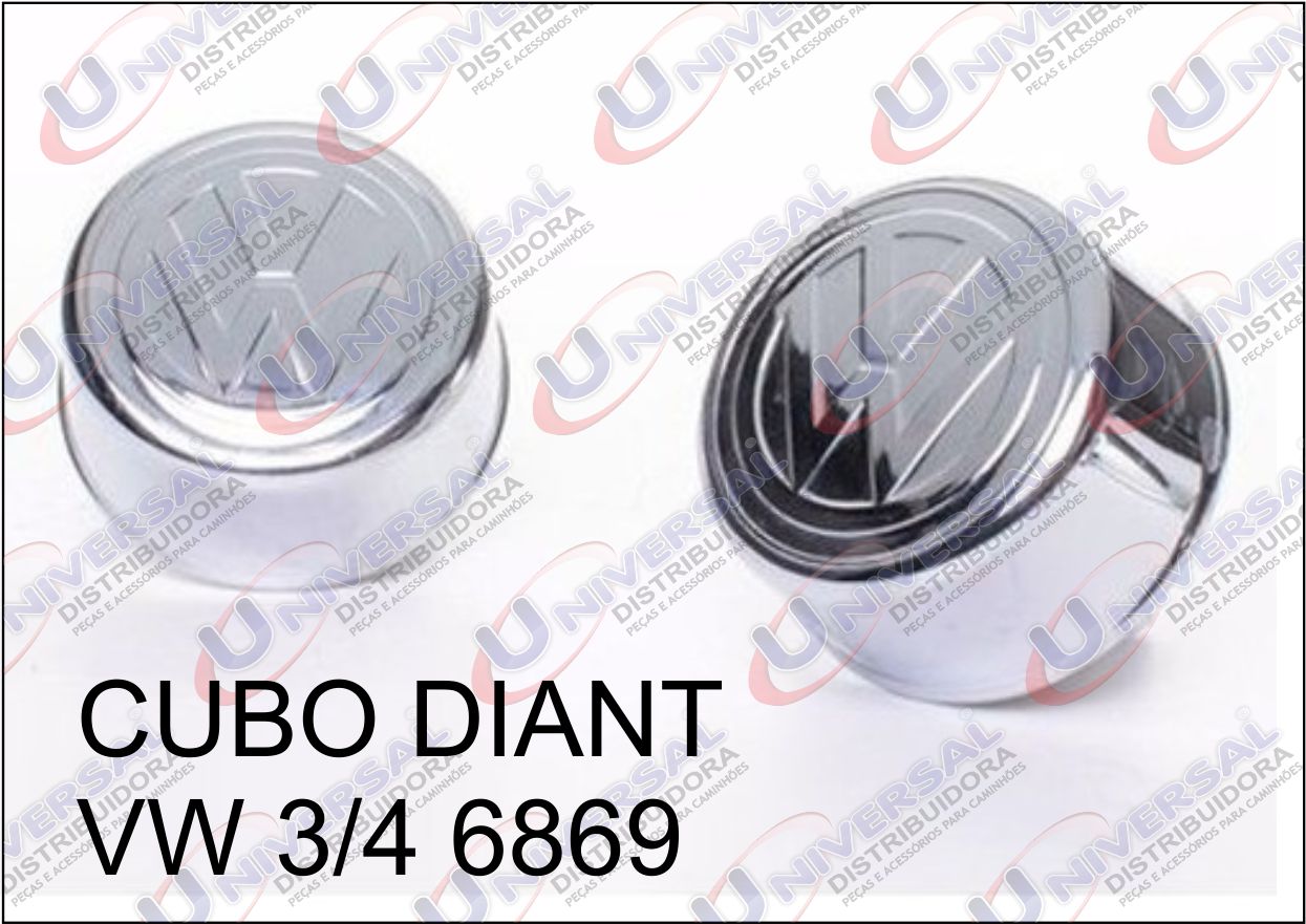 RM1016 - TAMPA CUBO DIANTEIRO VW 3/4 DIANT