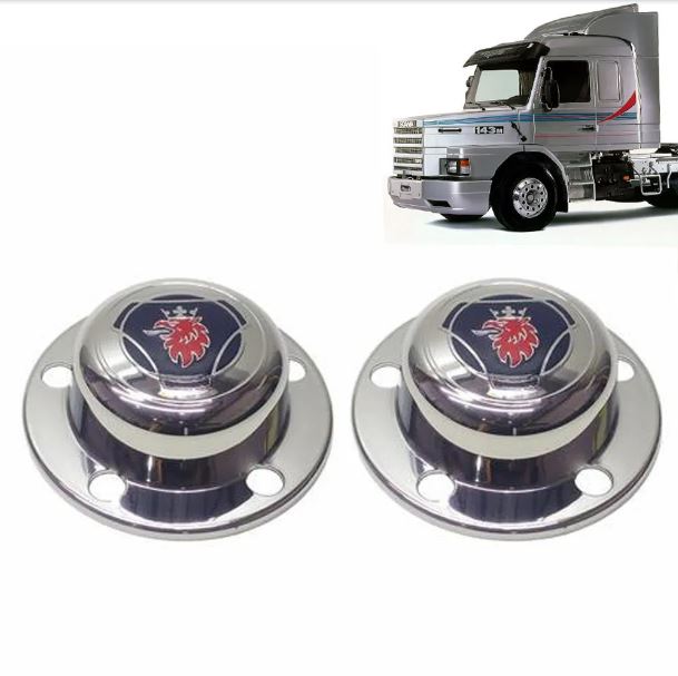 118.24 - TAMPA CUBO DIANTEIRO SCANIA 112 113 /112/113 C/LOGO