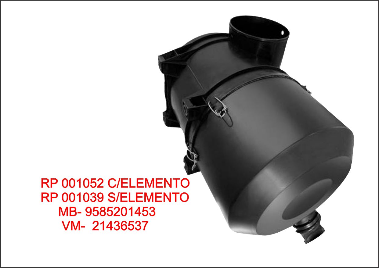 RP001052 - CONJ FILTRO AR C/ELEMENTO