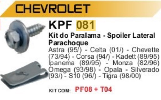 KPF 081 - PRESILHA ROSCA SOBERBA 6MM ( CONJ COM 10 )