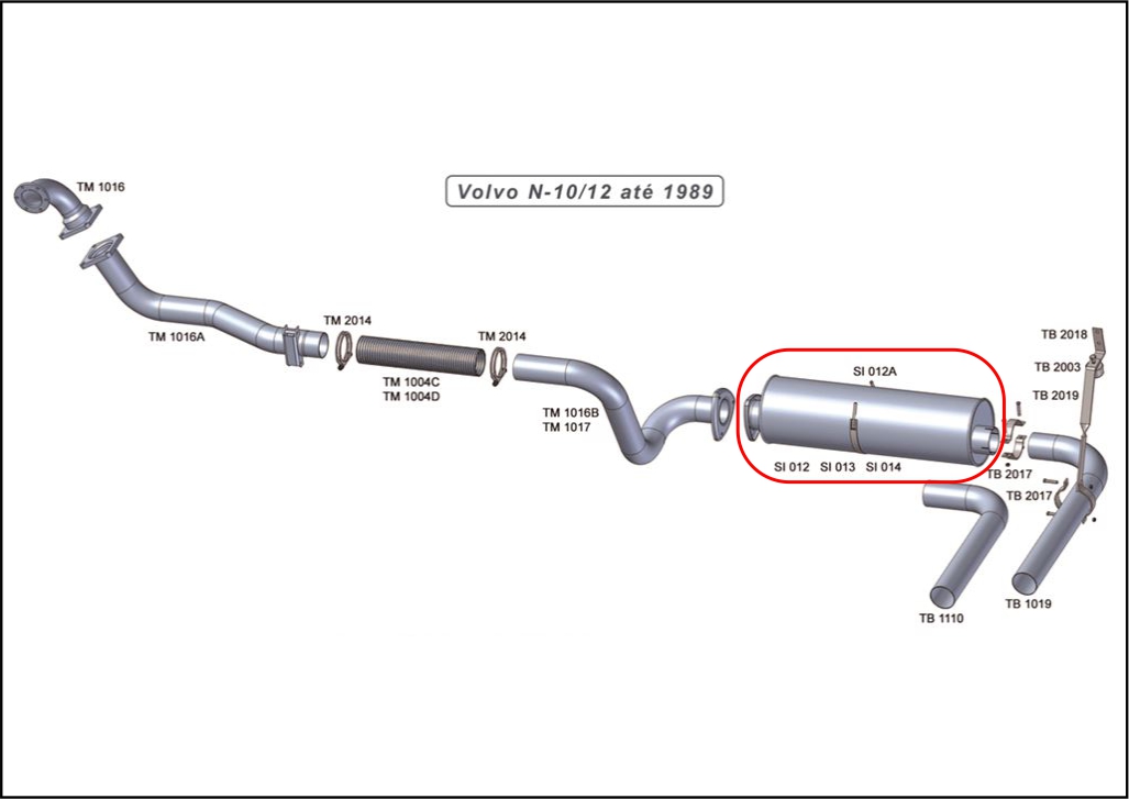 SI014 - SILENCIOSO VOLVO XH/N10 ATE 89 OCO