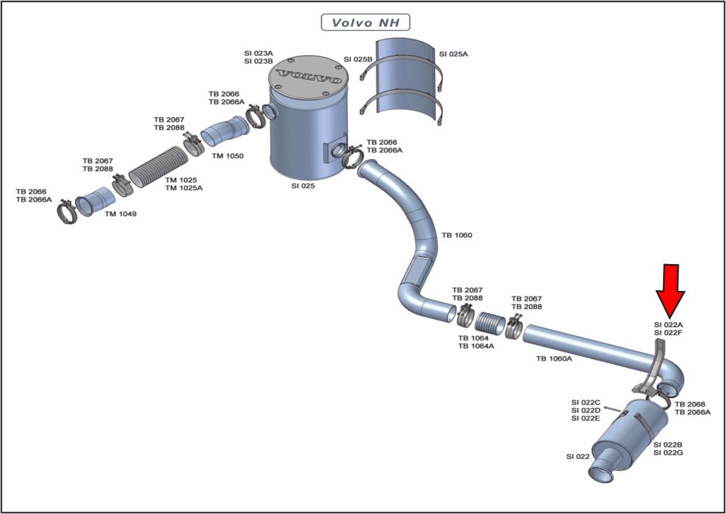 SI022A - SUP SILENCIOSO FH E NH TODOS