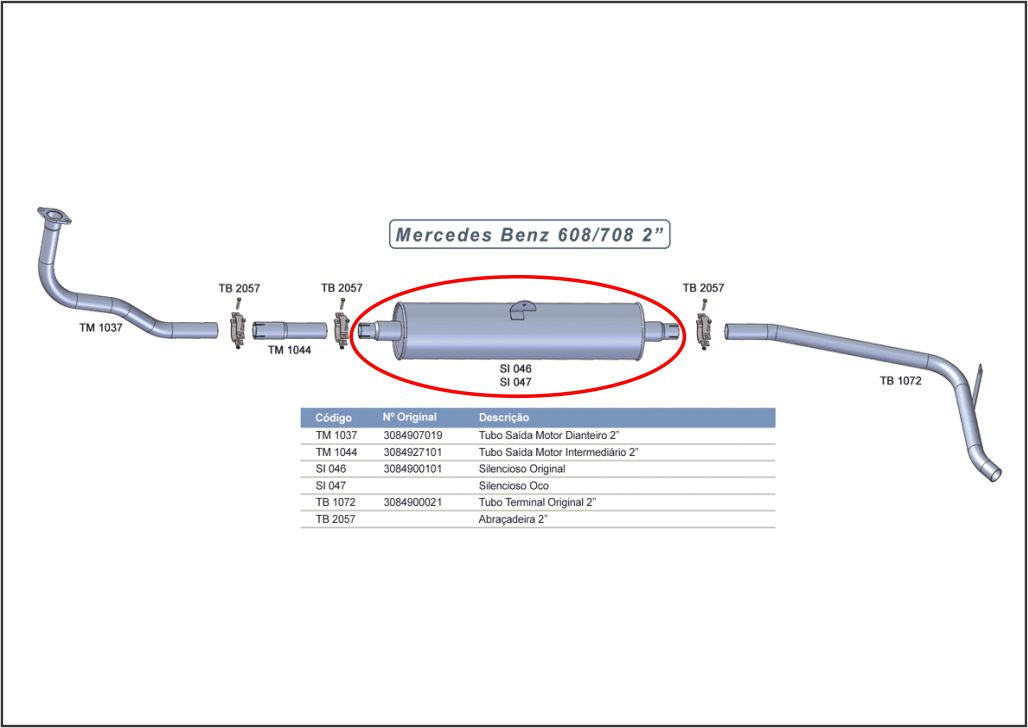 M082 - SILENCIOSO MB 608 SEMIOCO
