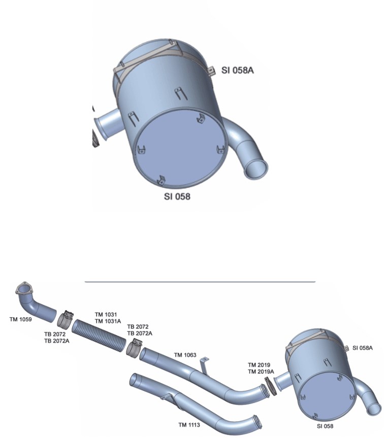 SI058 - SILENCIOSO C/1938 LS (BICUDO)