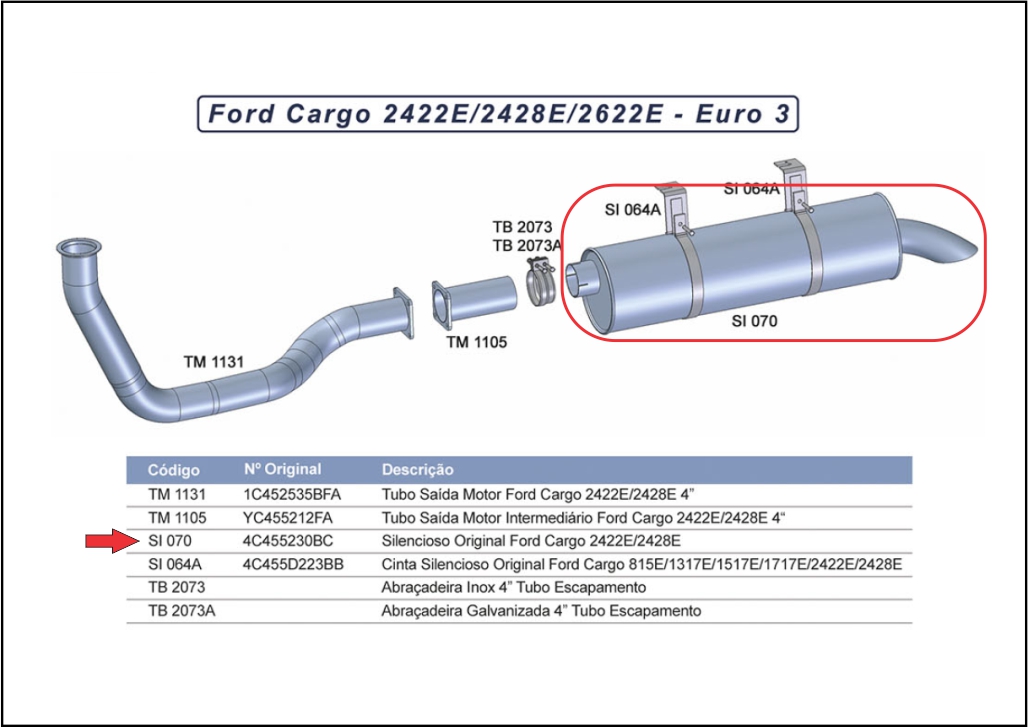 SI070 - SILENCIOSO CARGO