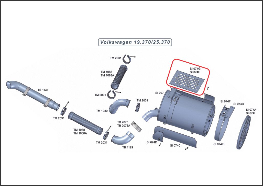SI074G - PROT SILENCIOSO VW CONSTELLATION 19.320 LATERAL (ZINC)