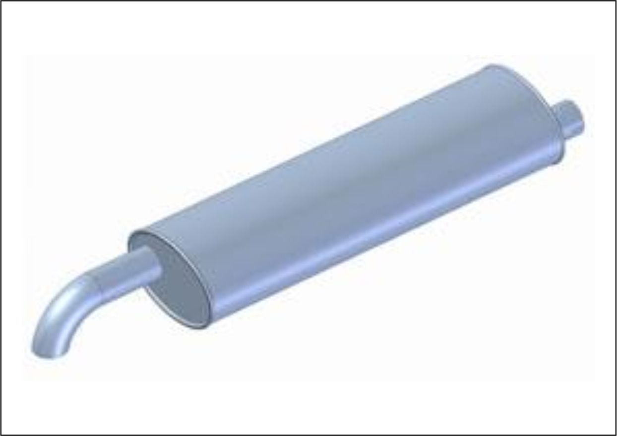 SI090 - SILENCIOSO C/FORD CARGO 1215/1715/CUMMINS 3