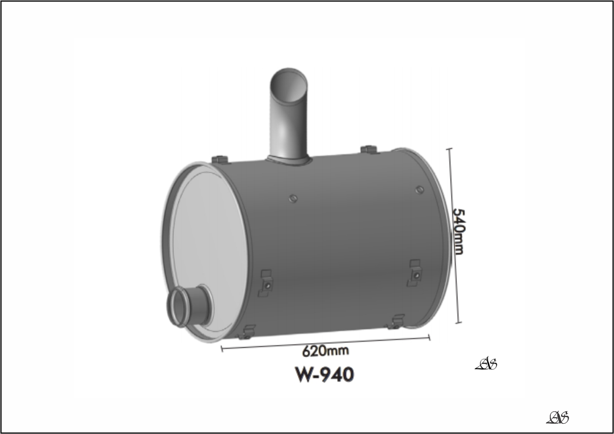 SI114 - SILENCIOSO VW CONSTELLATION 26.260E/31.260E BETONEIRA