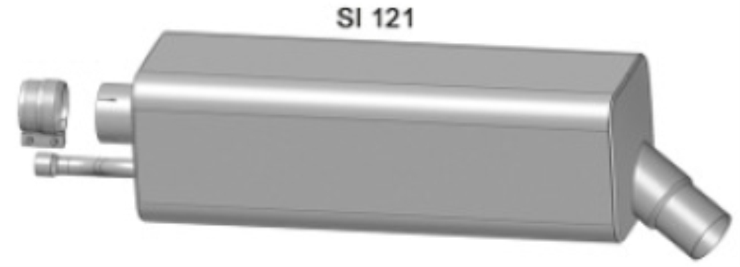 SI121 - SILENCIOSO CARGO 4432E/5032E EURO 3 C/SUCCAO