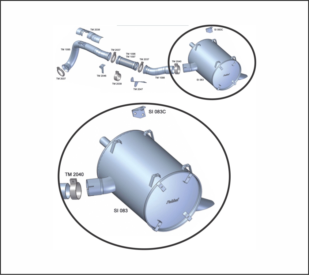 SI083 - SILENCIOSO MB AXOR 1933/2533 S/LA (3.1/2")