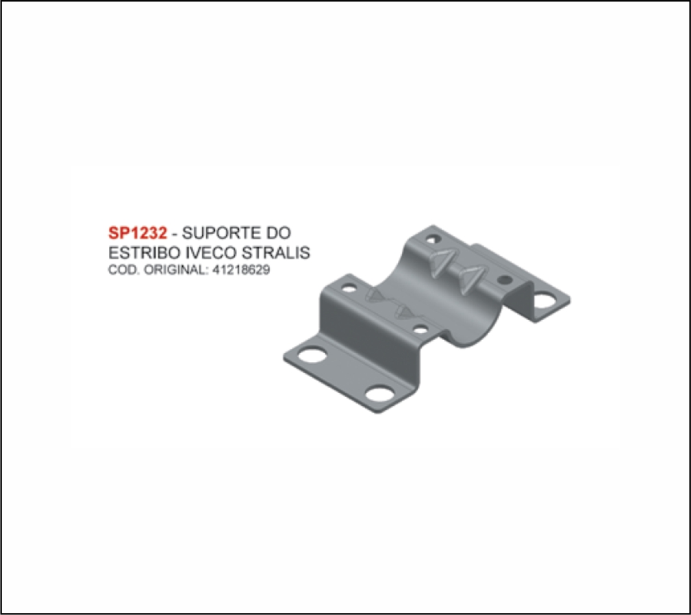 SP1232 - SUPORTE ESTRIBO IVECO STRALIS