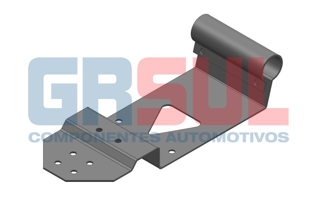 SP1279 - SUPORTE PLACA TRASEIRO VOLVO FH 95 A 2014 (90 GRAUS)