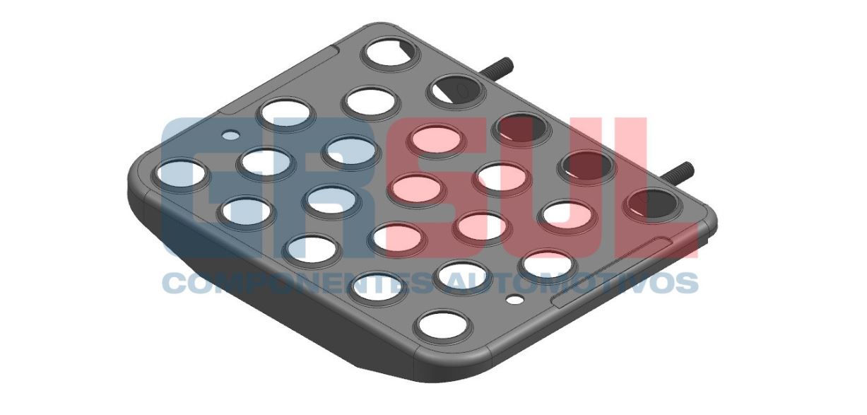 SP1488 - PISANTE DO ESTRIBO VOLVO VM FORA ESTRADA