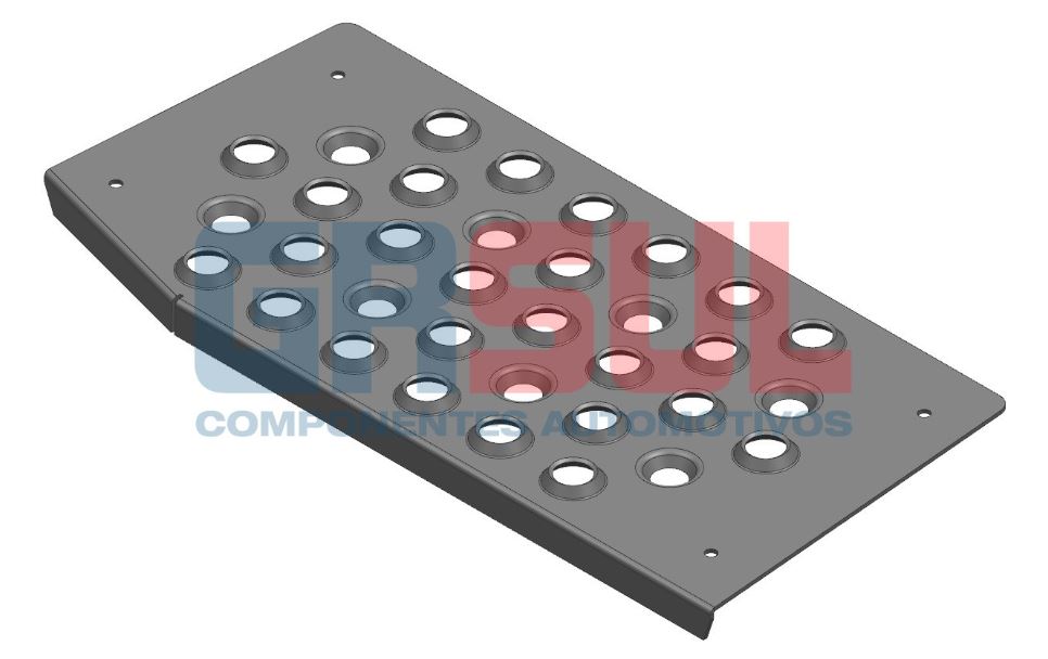SP1751E - PISANTE INFERIOR ESTRIBO ACTROS MEGASPACE 2 DEGRAUS LE