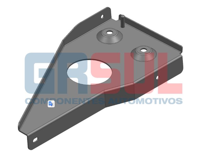 SP3076D - CONSOLE INFERIOR APOIO ESTRIBO INFERIOR MB AXOR E ACTROS LD