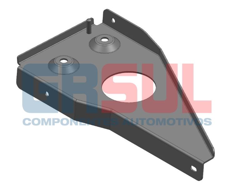 SP3076E - CONSOLE INFERIOR APOIO ESTRIBO INFERIOR MB AXOR E ACTROS LE