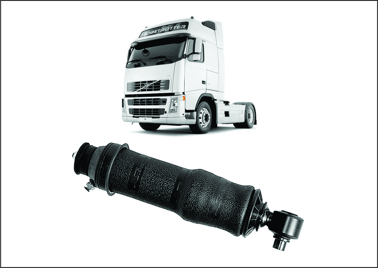 C-32 - AMORT CABINE C/BOLSA VOLVO FH 2004 (DIANTEIRO)