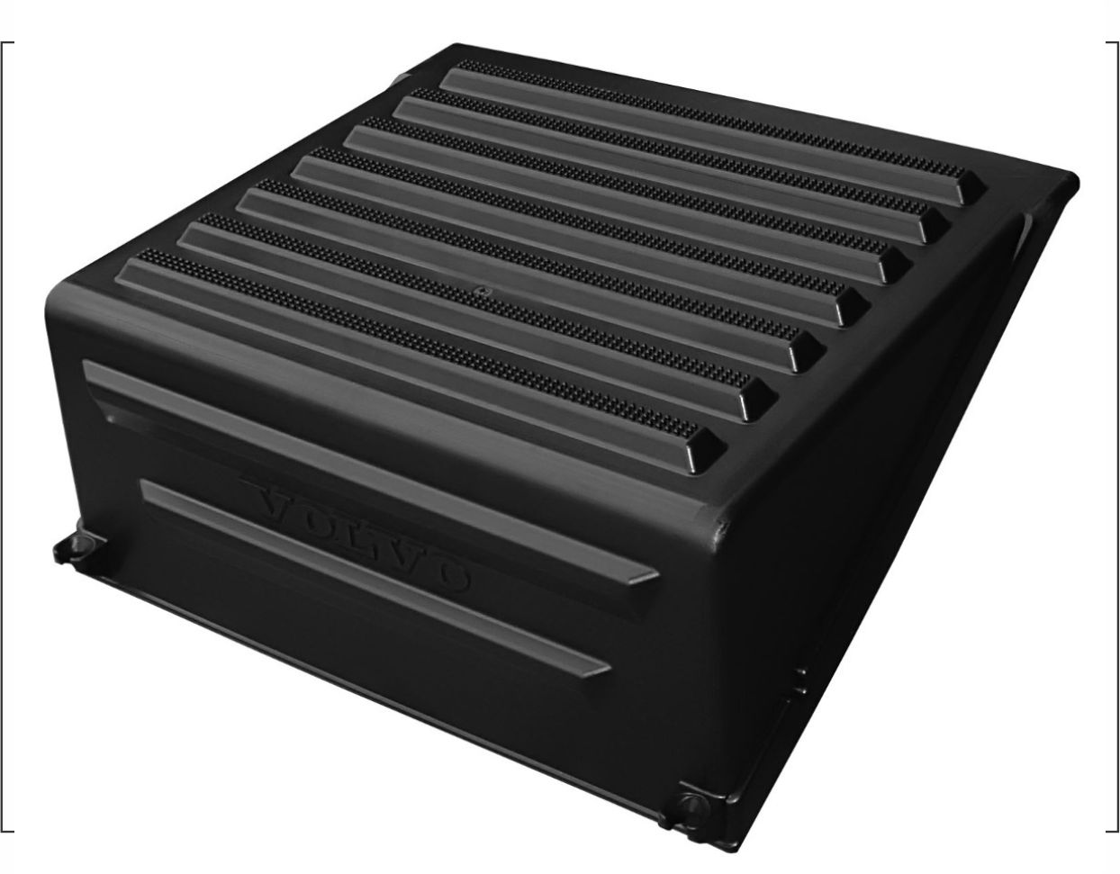 FT064 - TAMPA CAIXA BATERIA VOLVO FH PLASTICA ORIG S/FURO