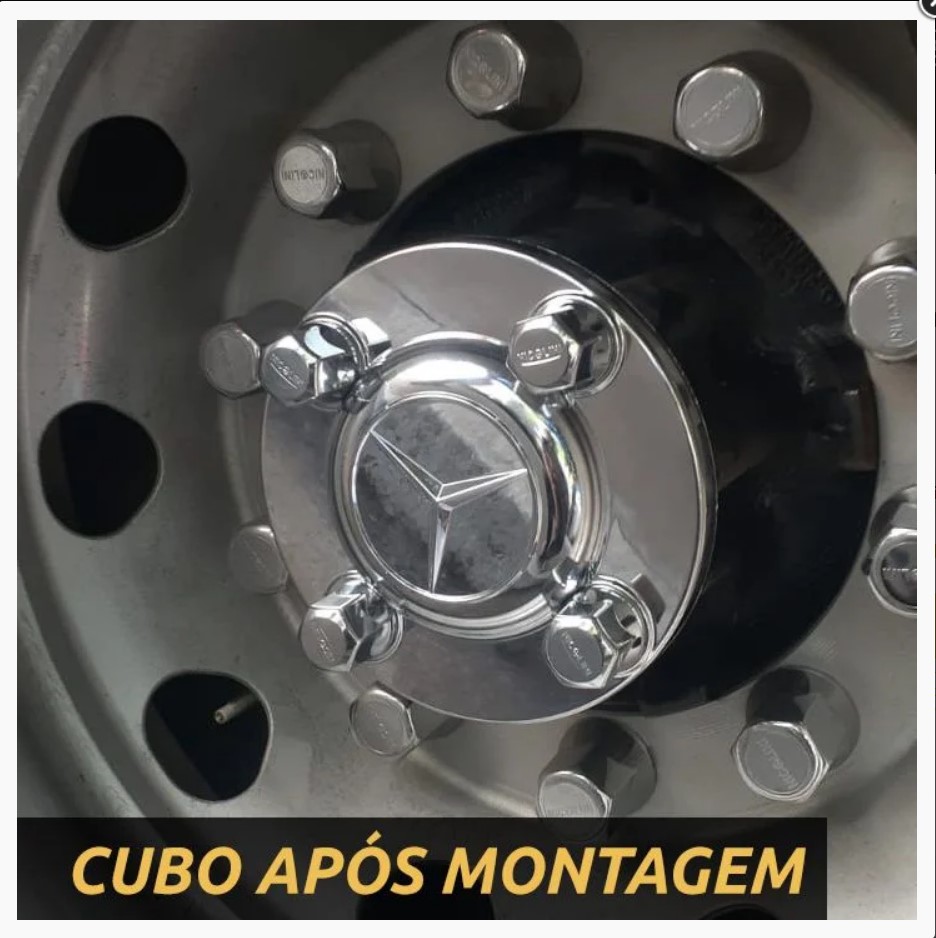 118.57 - TAMPA CUBO TRUCK MB 4 FUROS LARGA