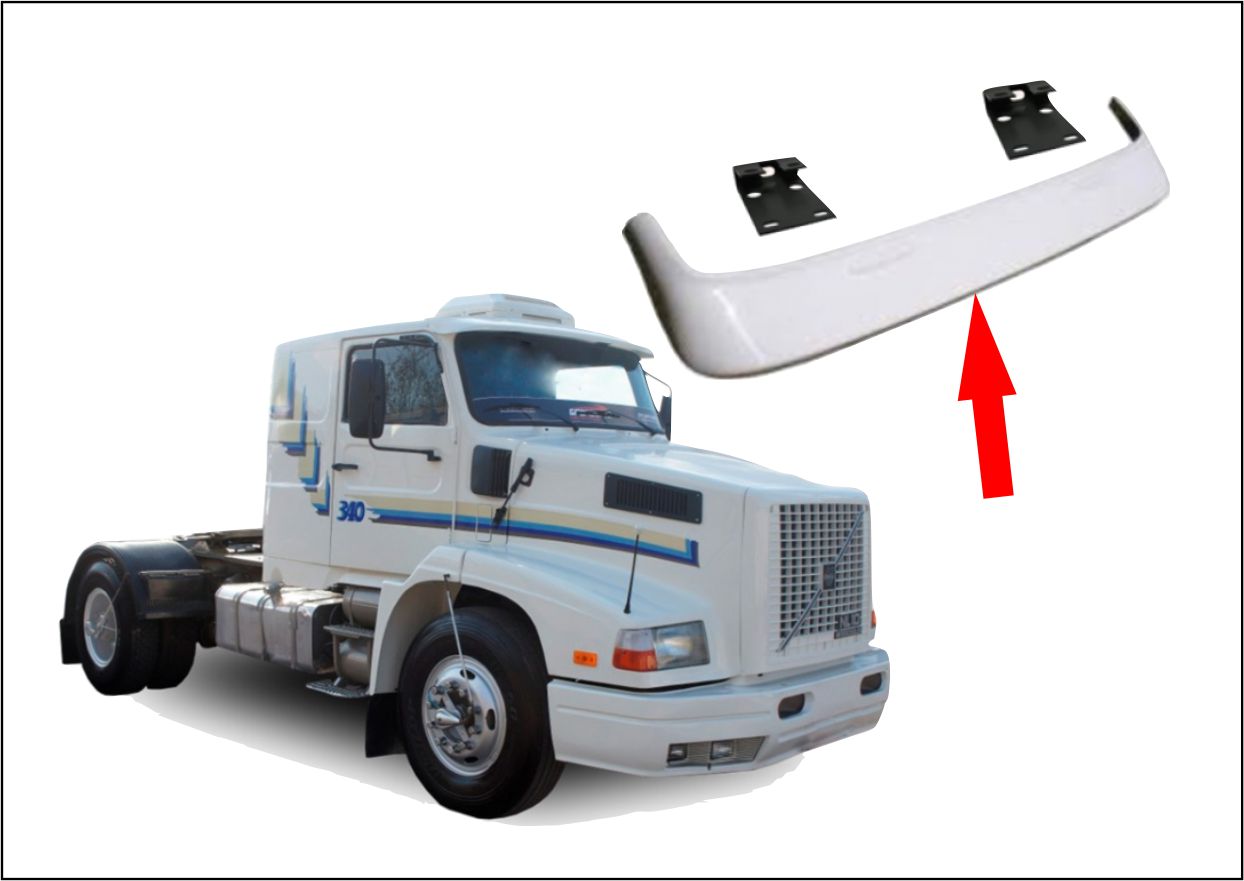 RD006807 - TAPA SOL VOLVO NL TETO BAIXO PLASTICO C/SUPORTE