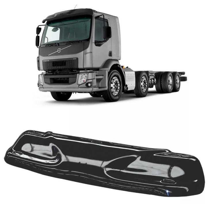 RD006808 - TAPA SOL VOLVO VM PLASTICO PRETO BRILHO