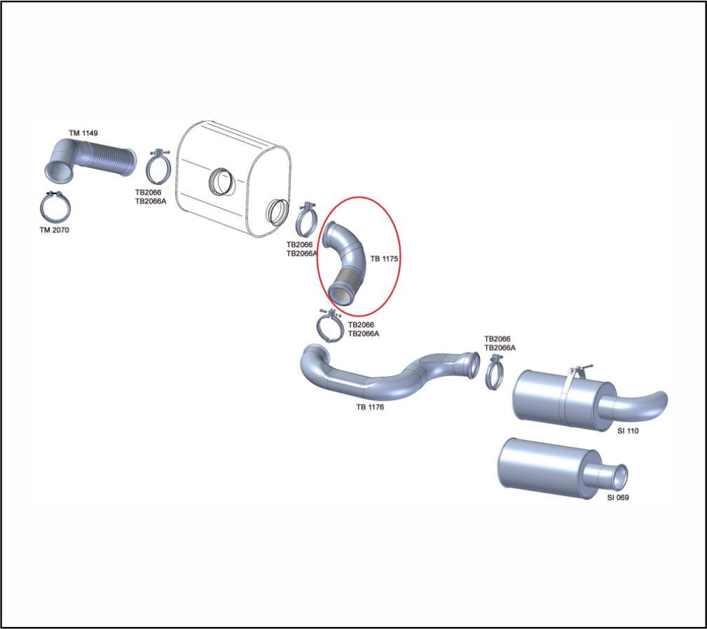 TB1175 - SAIDA FINAL SILEN VOLVO FH4 2015/2016 EURO 5