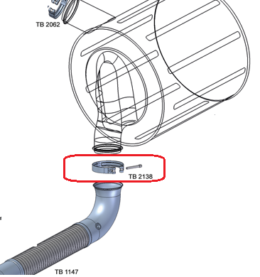TB2138 - ABRAC ESCAP 5 CANAL + CINTA (INOX) ESTREITA