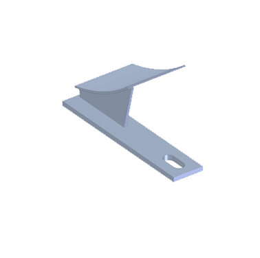 TB2140 - SUPORTE FIXAR SAIDA FINAL CROMADO