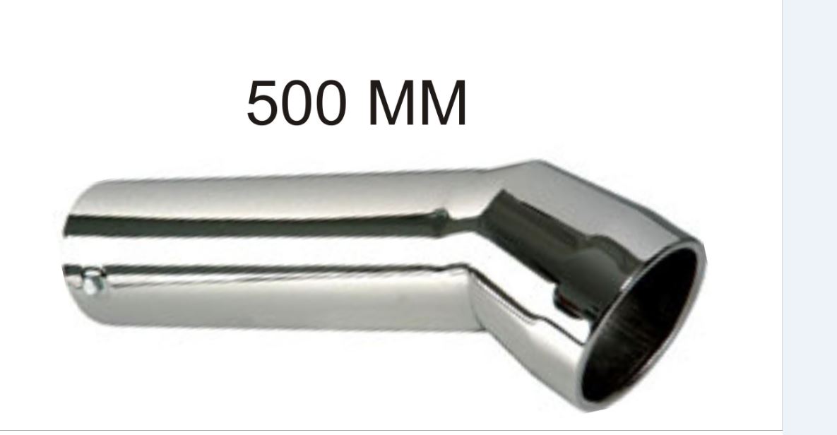 TC005 - TERMINAL ESCAPAMENTO 4 CURVO 500 MM