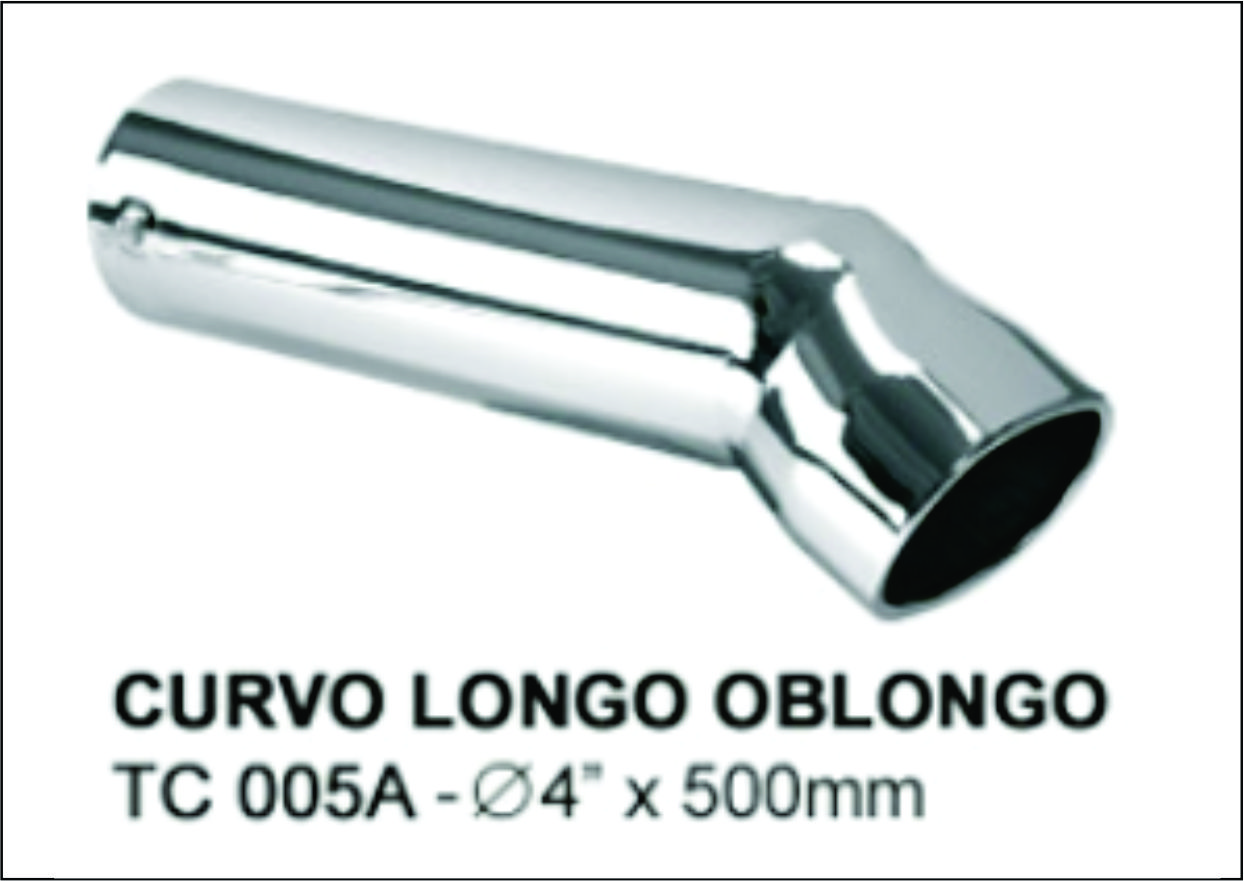 TC005A - TERMINAL ESCAPAMENTO 4 CURVO OBILONGO