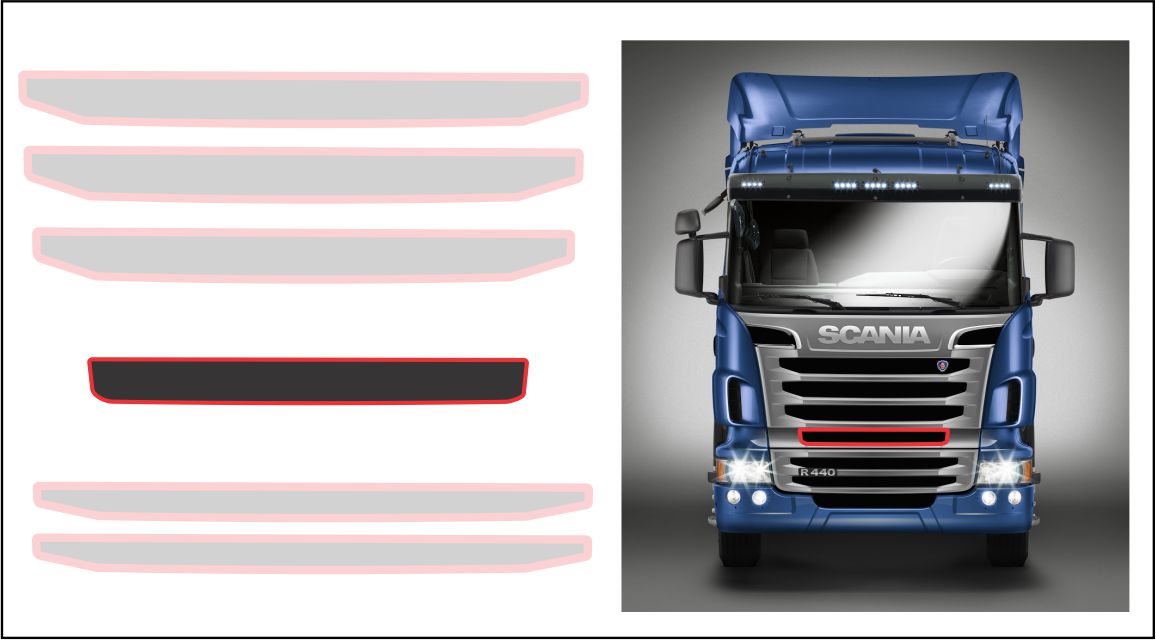 1890176 - TELA GRADE SCANIA S6 P / G / R INTERMED ESTREITA (04)