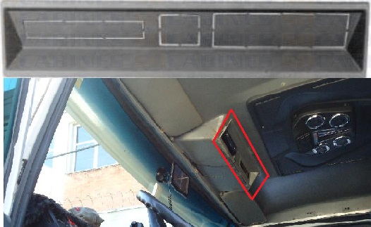 6886957130A - MOLDURA RADIO MB 1618 AZUL