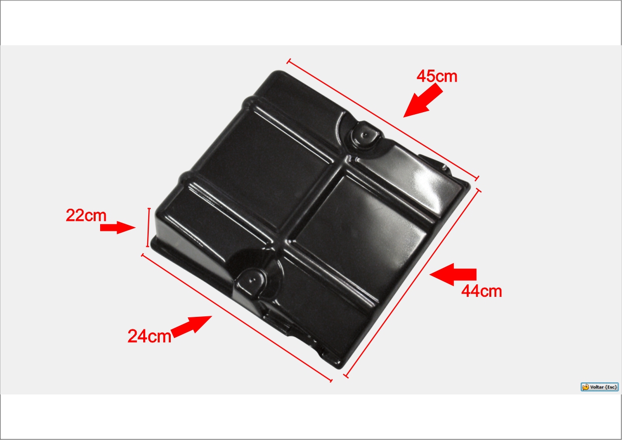 TF1118 - TAMPA CAIXA BATERIA MB PL PQ