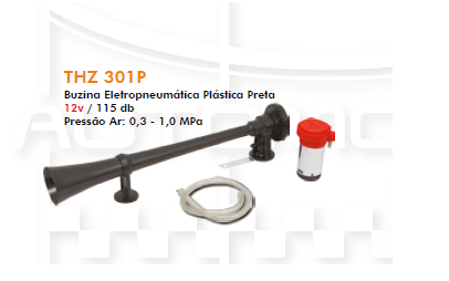 THZ301P - BUZINA ELETROPNEUMATICA 12 VTS