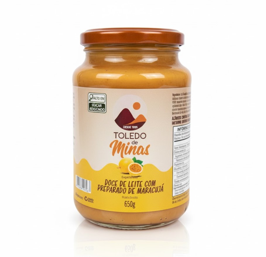 TM0018 - DOCE DE LEITE COM MARACUJA 650G