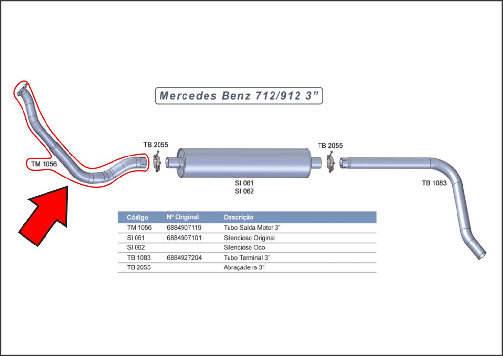 TM1056 - SAIDA MOTOR 712/912